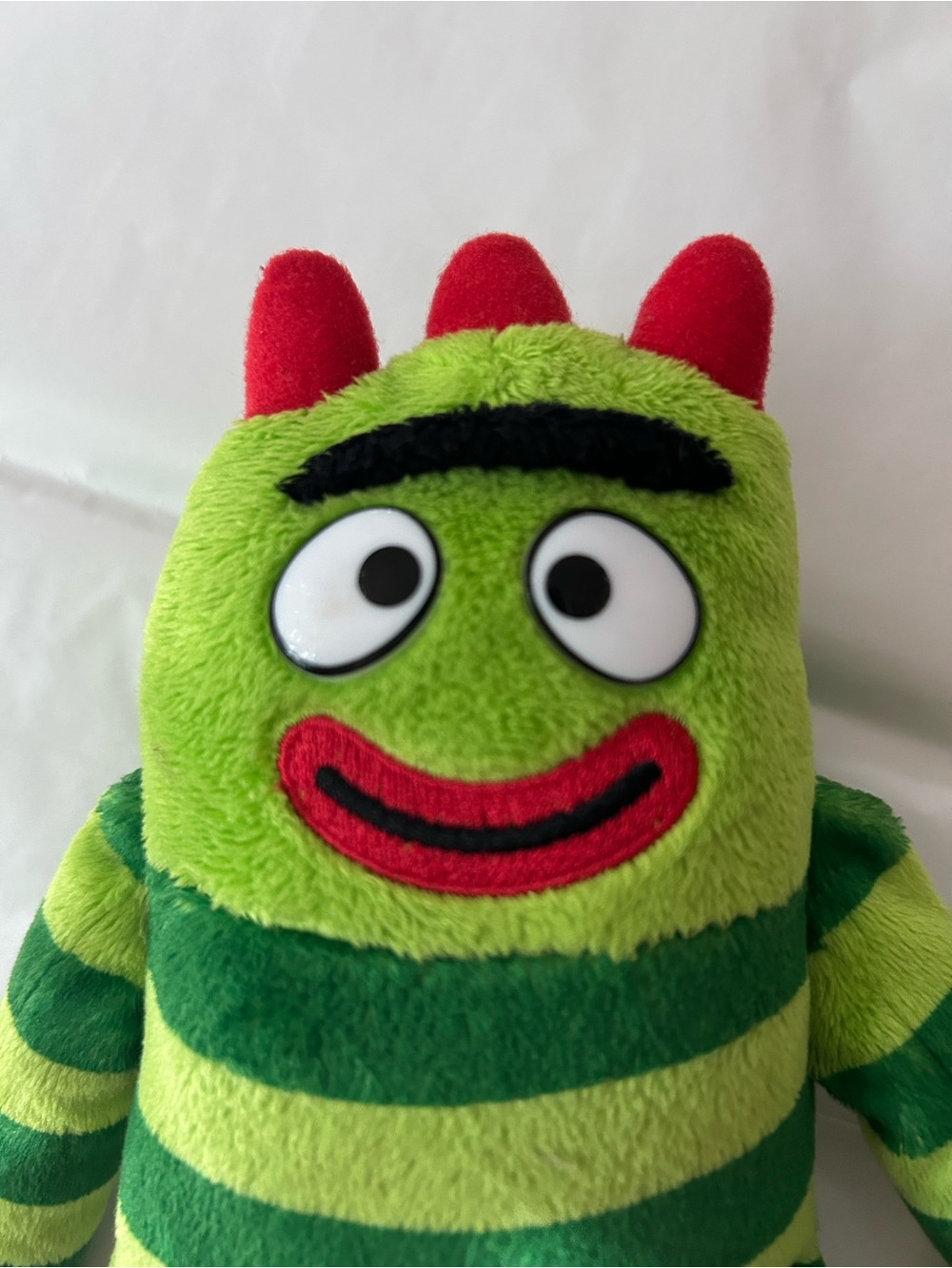 Original 2010’s Brobee from Yo Gabba Gabba Plush- Small Beanie- Best Smile